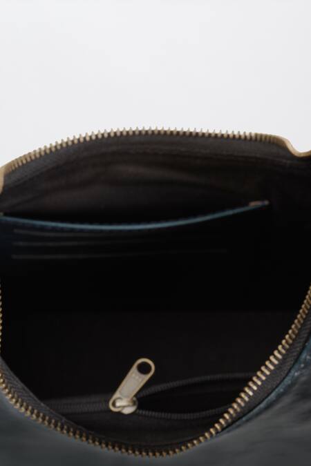 Shop_Miri_Blue Embroidery, Zari Gulzar Hand Tote Bag _Online_at_Aza_Fashions