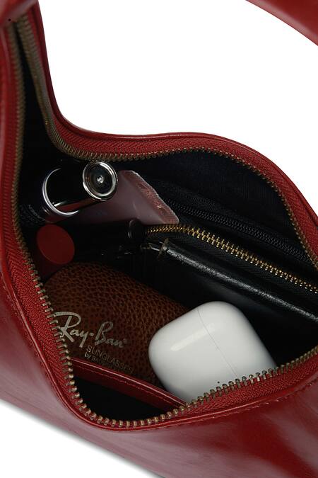 Shop_Miri_Maroon Embroidery, Zari Gulzar Hand Tote Bag 