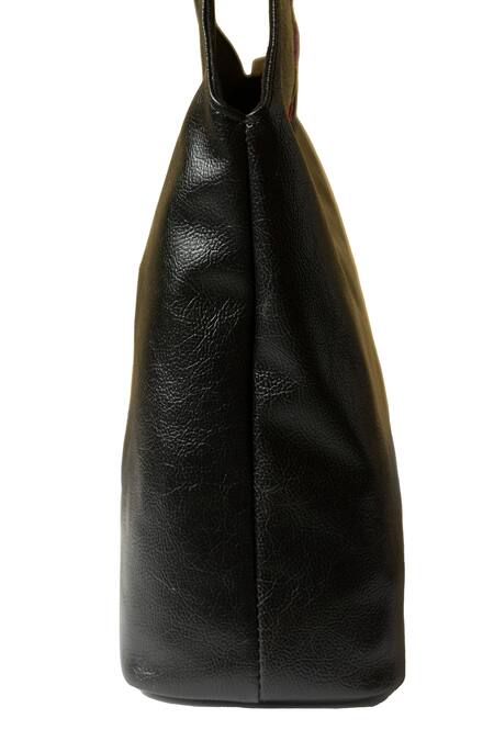 Buy_Miri_Brown Embroidery Cherry Handcrafted Tote Bag 