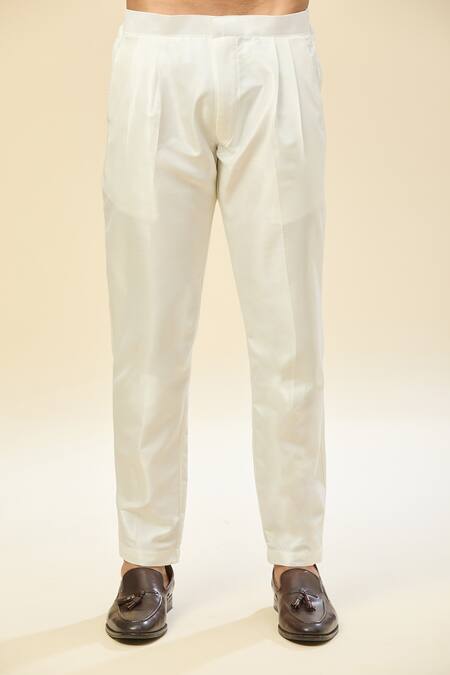 Rng Safawala_Green Georgette, Silk Embroidery Kurta Set_Online_at_Aza_Fashions