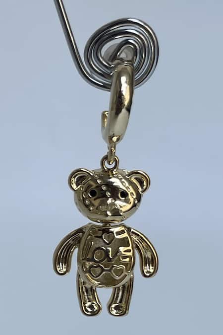 Studio6 Jewels Gold Teddy Bear Danglers 