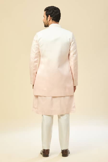 Rng Safawala Embroidered Sherwani & Kurta Set 