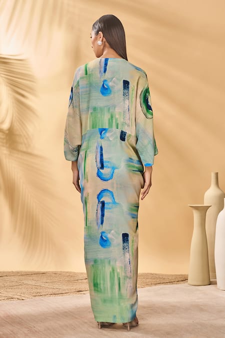 Masaba Whirlwind Cinched Kaftan 