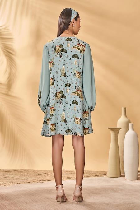 Masaba Miniature Dreams Embroidered Mini Dress 