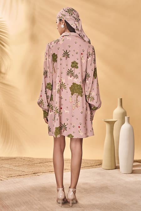 Masaba Pink Pirouette Picnic Mini Dress 