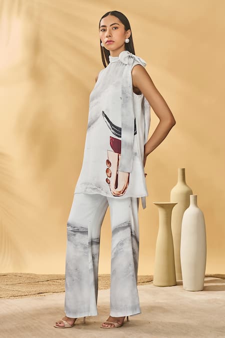 Masaba Moon & Mist Tunic Set 
