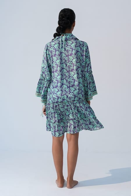 Beachbum Fig Fusion Drop Waist Dress 