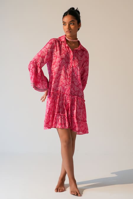 Beachbum Fig Fusion Drop Waist Dress 