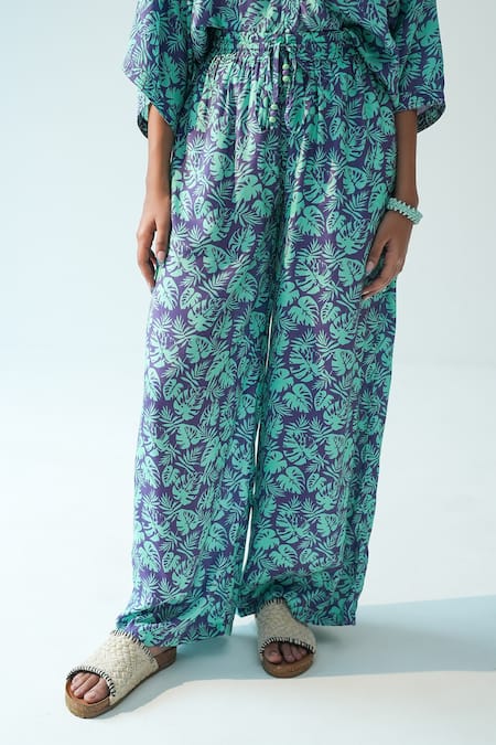 Shop_Beachbum_Purple Collared Cool Frosty Co-ord Set _Online_at_Aza_Fashions