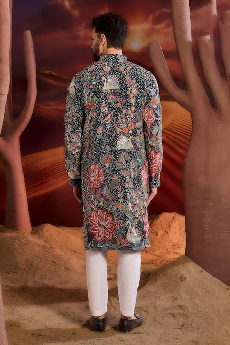 Kasbah Floral Print Georgette Kurta 