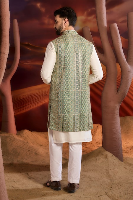 Kasbah Designer Georgette Nehru Jacket 