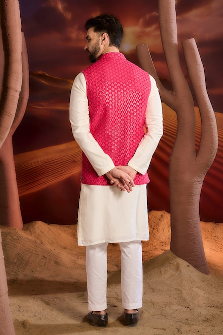 Kasbah Designer Pink Nehru Jacket 