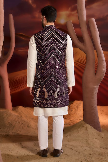 Kasbah Designer Georgette Nehru Jacket 