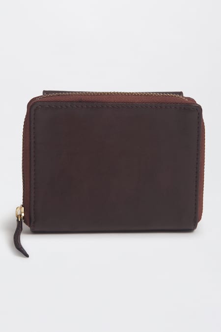 Miri Brown Peekaboo Wallet 