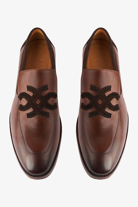 Whitemuds Regent Brown Slip Ons 