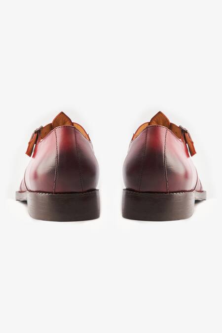 Shop_Whitemuds_Burgundy Faiyum Sandals _Online_at_Aza_Fashions