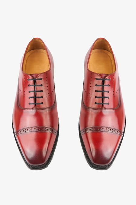 Whitemuds Bray Burgundy Oxfords 