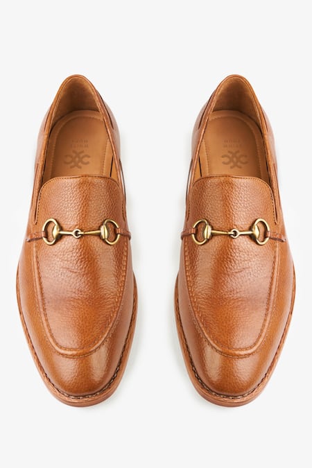 Whitemuds Adam Tan Milled Slip Ons 