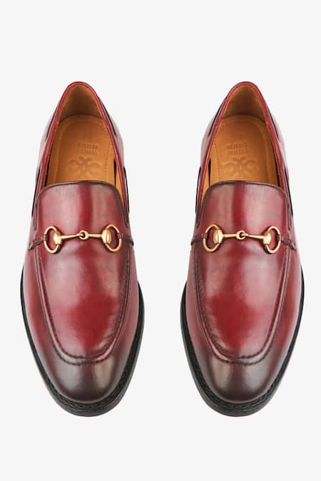 Whitemuds Adam Burgundy Slip Ons 