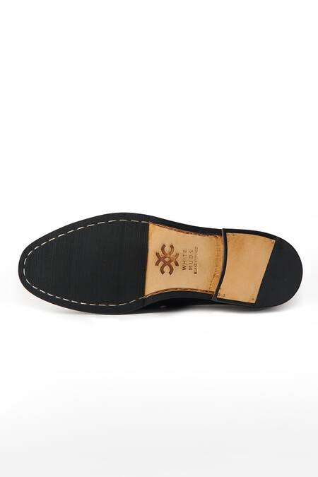 Buy Whitemuds Brown Buckles Chatham Slip Ons Online at Aza Fashions Buy_Whitemuds_Brown Buckles Chatham Slip Ons _Online_at_Aza_Fashions