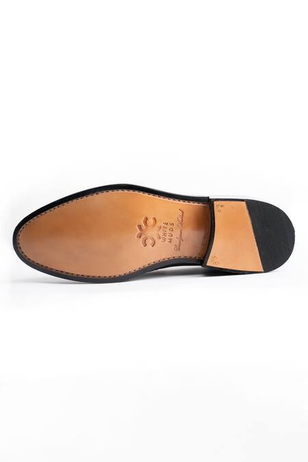 Buy_Whitemuds_Blue Jermyn Navy Slip Ons _Online_at_Aza_Fashions