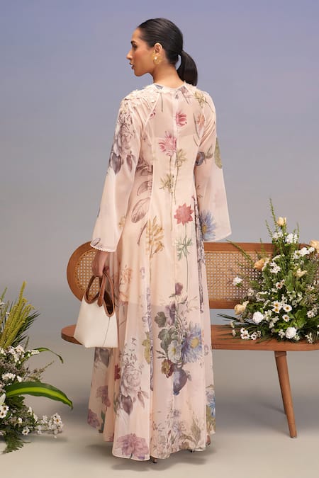 Pankaj & Nidhi Hand-Embellished Maxi Dress 