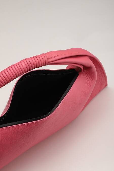 Buy_Tann-ED_Pink Julia Baguette Clutch 