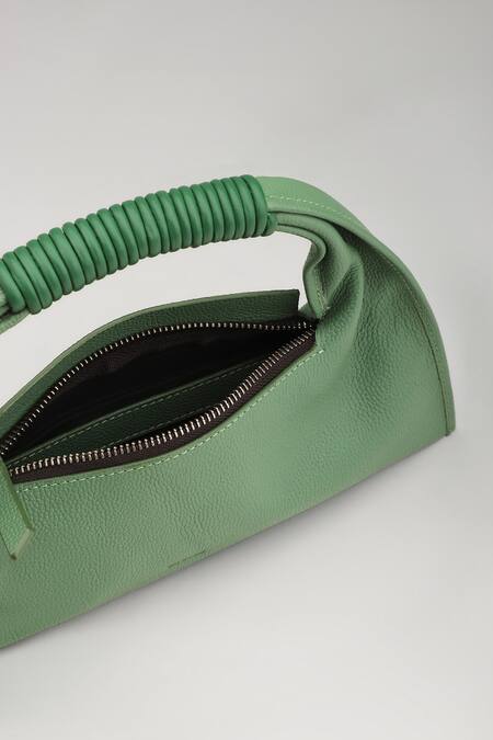 Tann-ED_Green Sage Mini Clutch Bag _at_Aza_Fashions