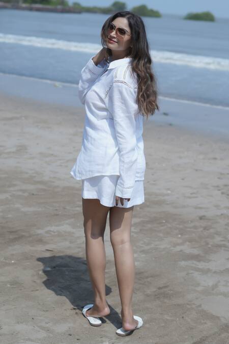 Gothilo Linen Shirt & Shorts Set 
