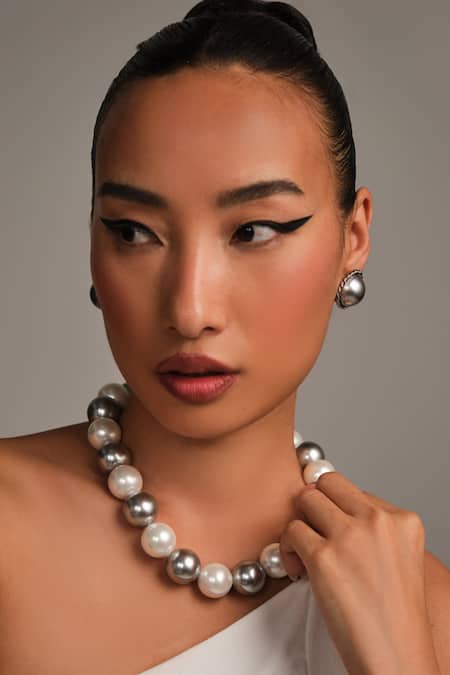 Anaash Emily Multicoloured Pearl Necklace 