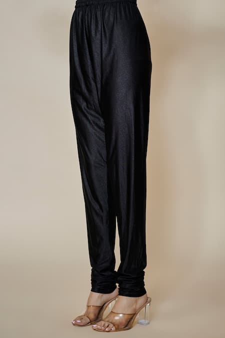 Buy_FATIZ_Black Georgette, Lycra Sequins, Embroidery Designer Anarkali Set With Dupatta _Online_at_Aza_Fashions