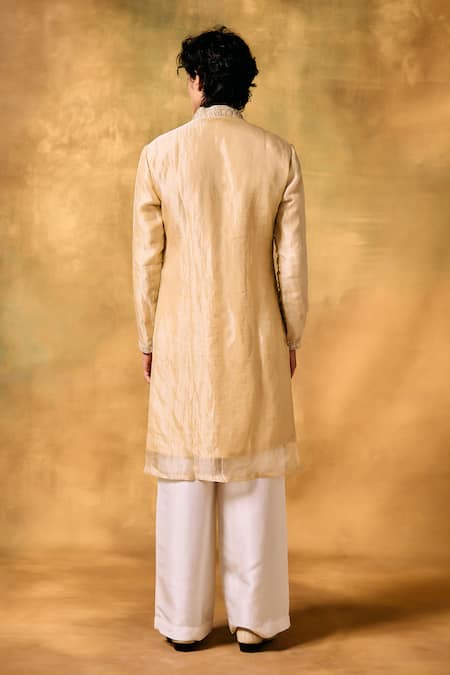 Mukti And Kavith Casa Sandy Dunes Beige Kurta Set 