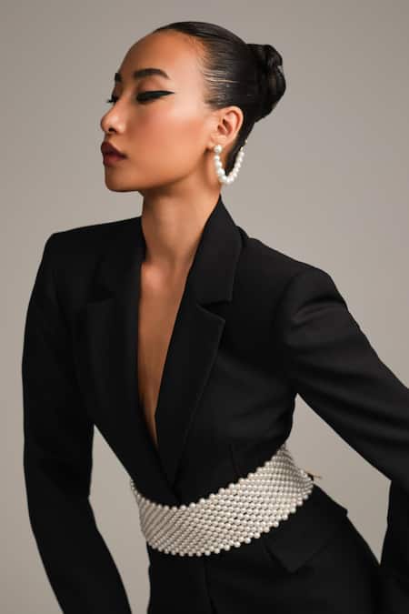 Anaash Knitted Pearl Belt 