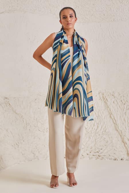 Shaza Handpainted Pashmina Stole 