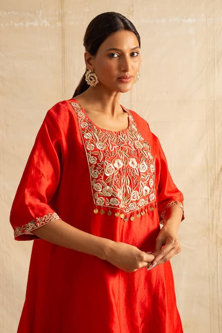 Neitri Red Amruta Designer Suit Set 
