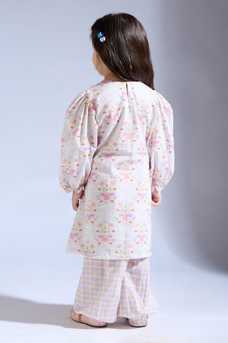 Neha Gursahani Multi Color Designer Kurta & Pant Set 