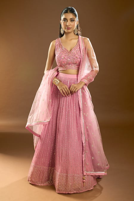 Aariyana Couture Sequin Embroidered Lehenga Set 
