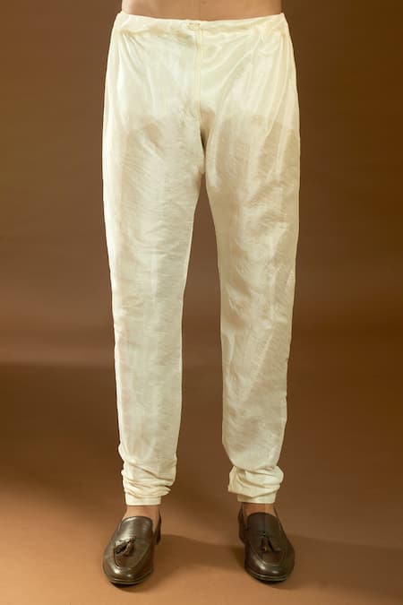 Buy_Arihant Rai Sinha_Pink Jacquard, Silk Embroidery Floral Pattern Bundi And Kurta Set _Online_at_Aza_Fashions