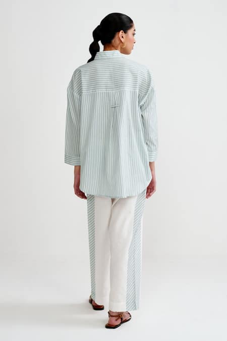 Rainas Floral Lines Cotton Linen Set 