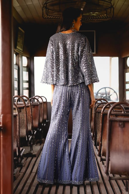 Sabe Designer Cape & Pants Set 