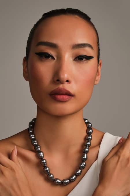 Anaash Statement Ovals Necklace 