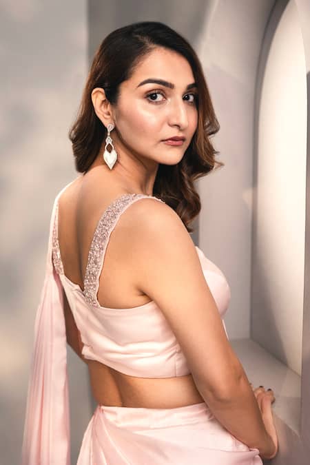 Dajwaree Designer Pre-Draped Skirt Saree Set 