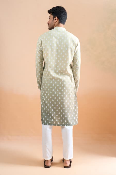 Arihant Rai Sinha Beige Digital Print Kurta Set 