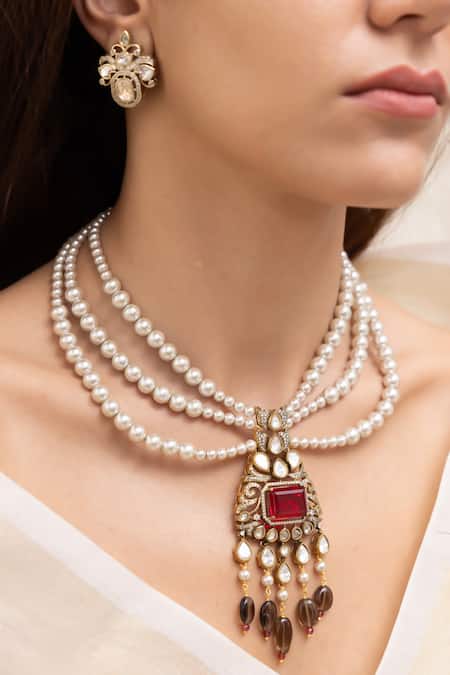 Joules By Radhika Trina Designer Necklace Set 