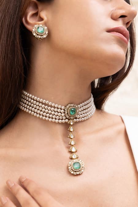 Joules By Radhika Designer Sitara Necklace Set 
