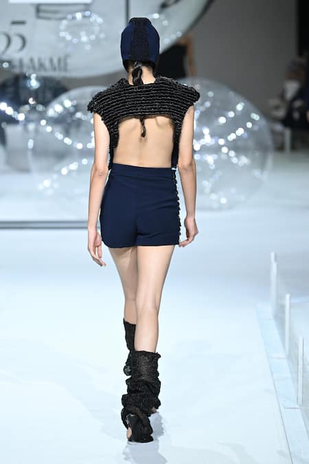 Somya Goyal Sculpt Cord Skort 