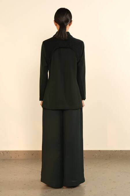 Somya Goyal Forest Green Armour Jacket 