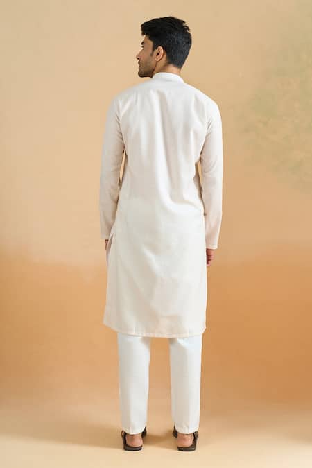Arihant Rai Sinha Digital Printed Cream Kurta Set 