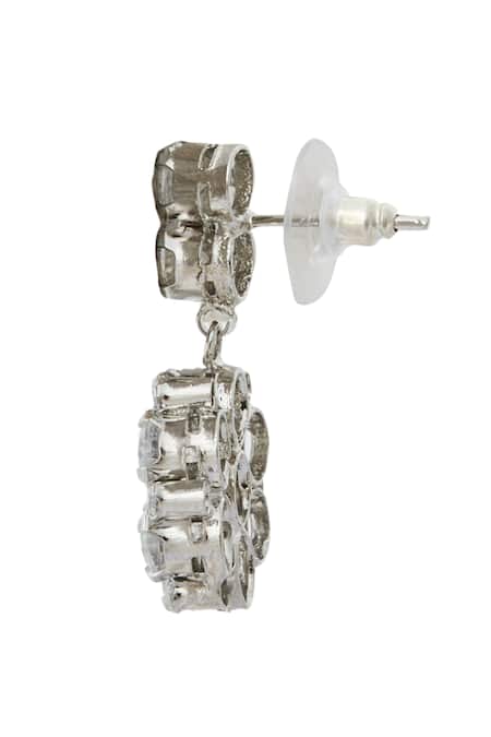 Buy_Nazaakat By Samara Singh_White American Diamond Jewelry Set _Online_at_Aza_Fashions