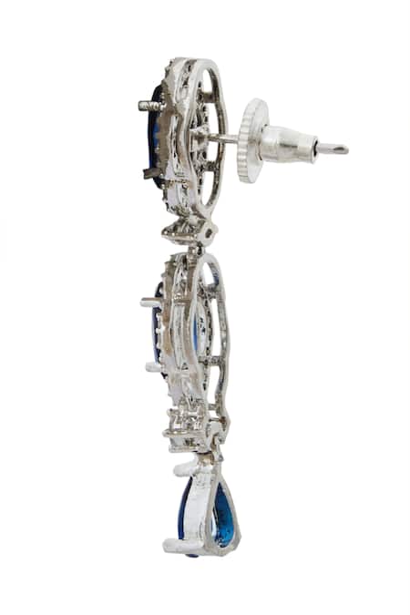 Buy Nazaakat By Samara Singh Blue Brass Necklace And Earring Set Online at Aza Fashions Buy_Nazaakat By Samara Singh_Blue Brass Necklace And Earring Set _Online_at_Aza_Fashions